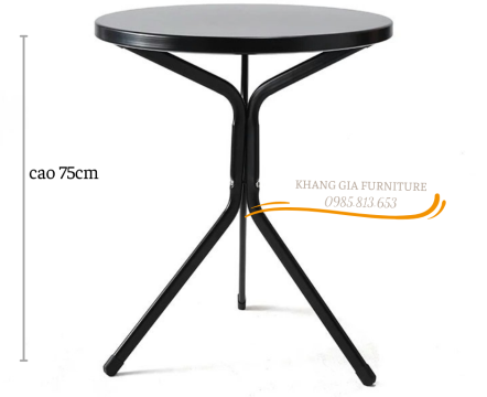 BÀN 3 CHÂN MẶT 60