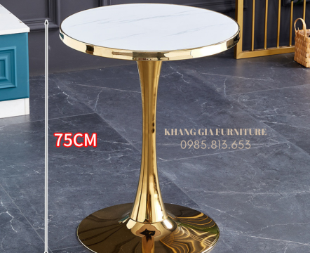 BÀN TULIP MẠ VÀNG