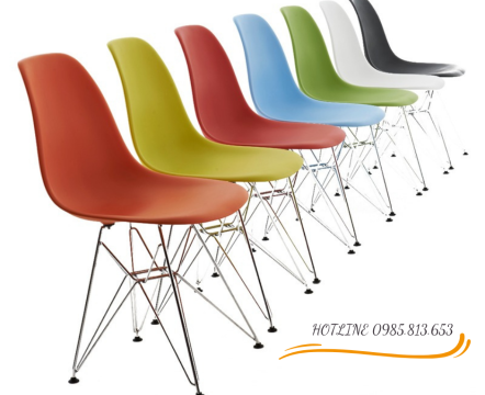 GHẾ EAMES CHÂN SẮT