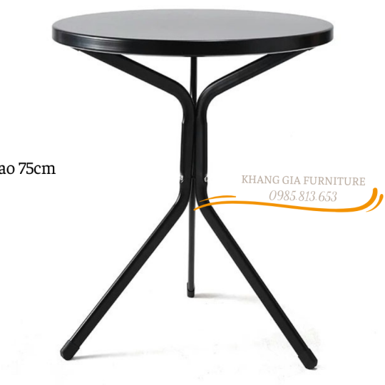 BÀN 3 CHÂN MẶT 60