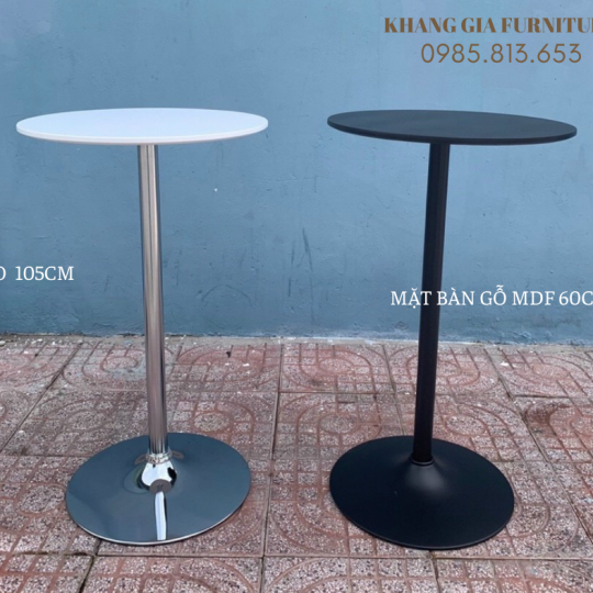 BÀN BAR MẶT MDF105CM