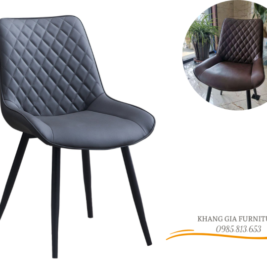 GHẾ ĂN BỌC DA CAO CẤP KGS182