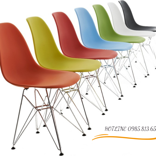 GHẾ EAMES CHÂN SẮT